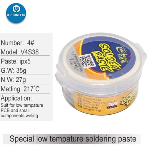 MECHANIC BGA Solder Flux Paste 217 degrees Solder Paste Flux No-Clean Lead-Free Soldering Tin Cream SMD SMT PCB Welding Fluxs