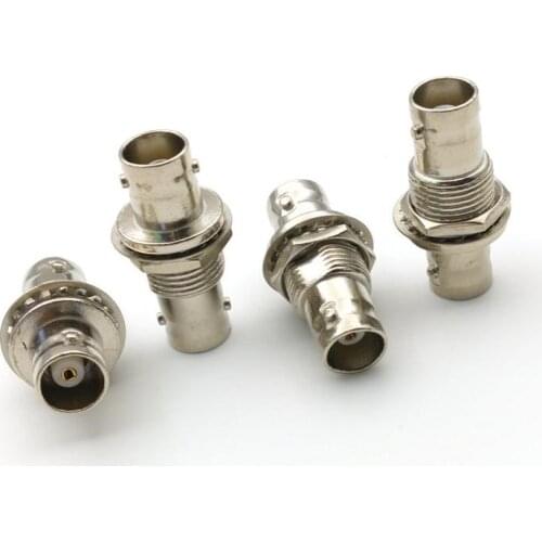 4 pcs BNC FEMALE to FEMALE Coupler Panel Mount Connector Joiner connector