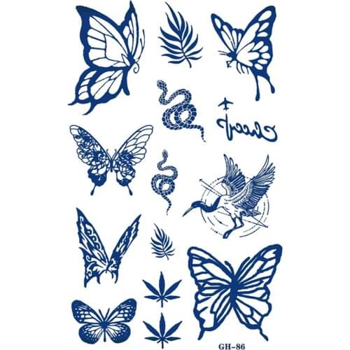 Tolaccea Temporary Tatoos