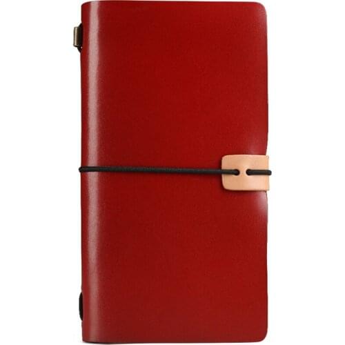Unisex leather business notebook notepad creative diary Hand book antique hand book INS