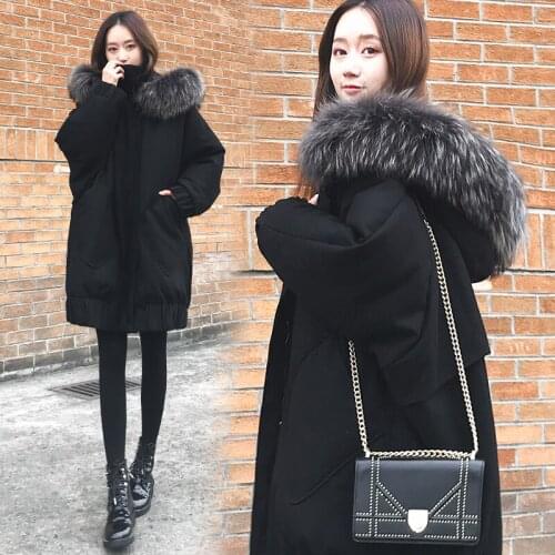 XinCOOLEr Women's Down Jackets With Fur