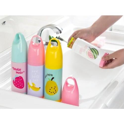 1PC Travel Portable Toothpaste Toothbrush Storage Box Cute Cartoon Fruits Printing Toothbrush Holder Clean Case NX 008