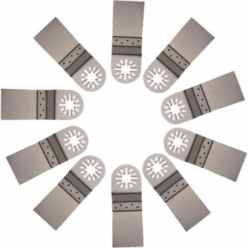10Pcs 34mm Multifunctional Saw Blades Portable Oscillating Woodworking Cutter Set For Renovator Fein Dremel Bosch Power Tools