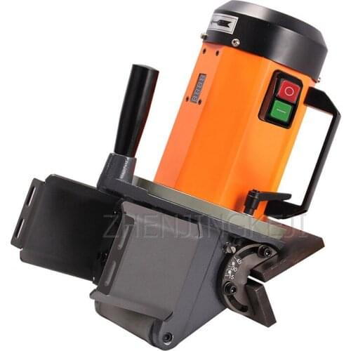 220V/750W Portable Strong Chamfering Machine Tools Mould Formwork Large Objects Metal Parts Hardware Machinery Chamfer Equipment