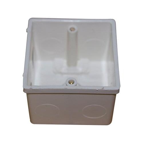 5 PCS 77x77x59mm Single Waterproof Wall Plate Wall Mounting Socket Box Internal Cassette PVC Switch Mounting Box Junction Box