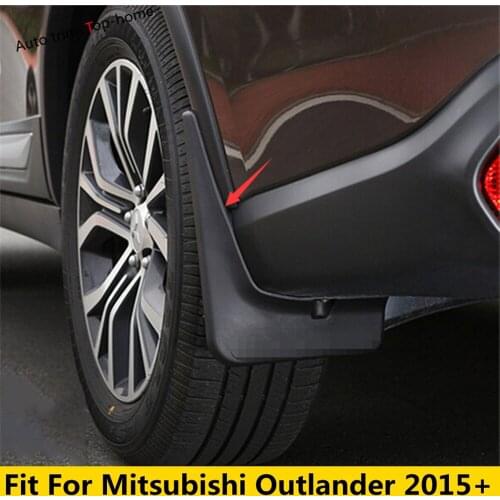 Yimaautotrims Accessories Fit For Mitsubishi Outlander 2015 - 2019 Mudguards Mud Flaps Splash Guards Fender Protective Cover Kit