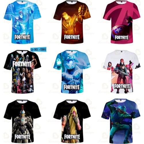 Fortnite Victory Royale Hero Childrens Wear Kids T-shirt Game 3d Boys Girls Harajuku Tshirt Long Sleeve Tops Teen Clothes