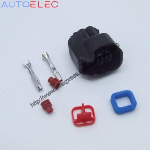 HP3945 10Kits Adapter ev6 ev14 US CAR Female Automotive Connector For Ford Chevy Dodge GM Chrysler Subaru USCAR Injector