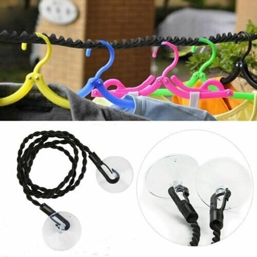 Non-slip Nylon Portable Travel Clothesline Washing Clothes Line Rope Washing Hanger Outdoor Travel Camping Clothes Rope