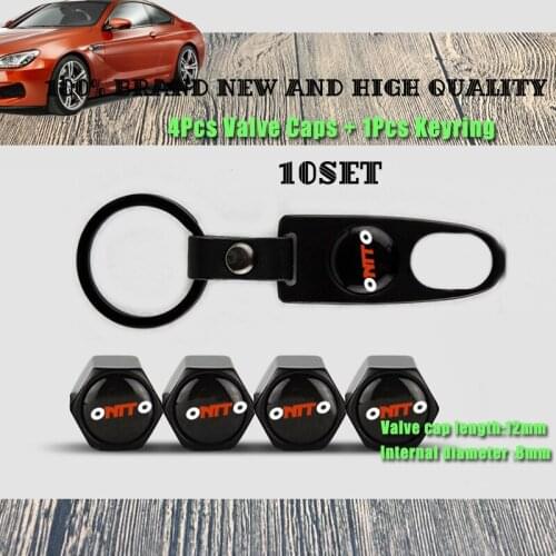 New 10set Car Tire Valve Caps Keychain Air Tyre Stems Cover Wheel Accessories for vw Nissan Kia Land Rover Mazda Lexus Mini Opel