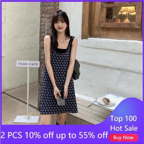 Autumn New Korean Style Niche Sweet And Spicy Style Midi Loose Dresses