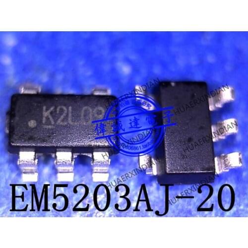 New Original EM5203AJ-20 Printing K2L09 K2 SOT23-5