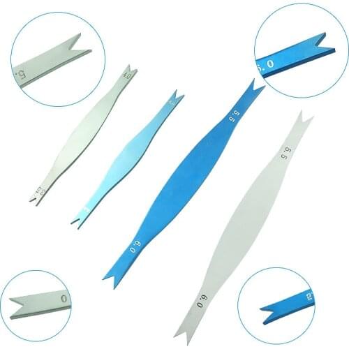 Ophthalmic Braunstein Fixed Caliper Ruler Scale Ophthalmic Forceps Tweezers Instrument Ophthalmic