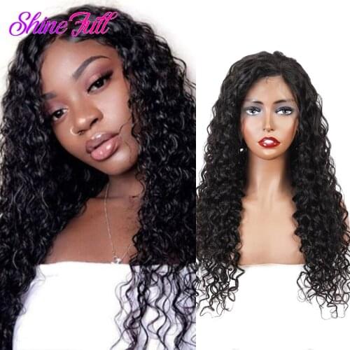 Panse hair Brazilian Water Wave Wig Pre plucked HairLine Lace Closure Human Hair Wigs For Women 10-26 Inch Remy Lace Wig