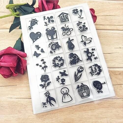 Hot selling mushroom transparent clear stamp / silicone seal roller stamp DIY scrapbook album / card production