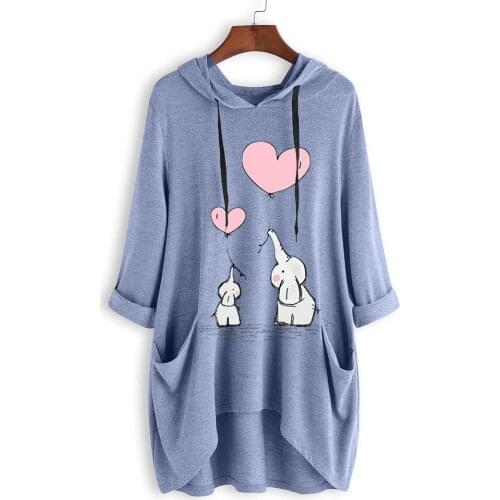 Женские толстовки с капюшоном QPFJQD China At AliExpress