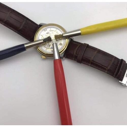 3pcs/set Fiberglass Brass Steel Scratch Brush Pen Polish Watch Rust Dirt Remover