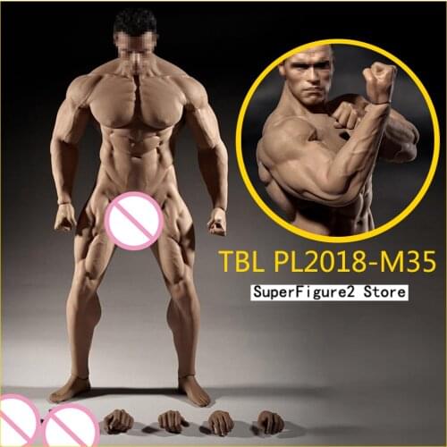 TBLeague Phicen M30 M31 M32 M33 M34 M35 PL2018-M35 1/6 figure Super Flexible Male Seamless Body & HEAD IN STOCK