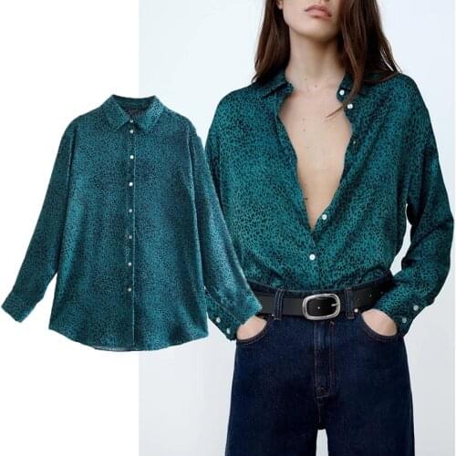 TF·MLN Leopard Blouses China