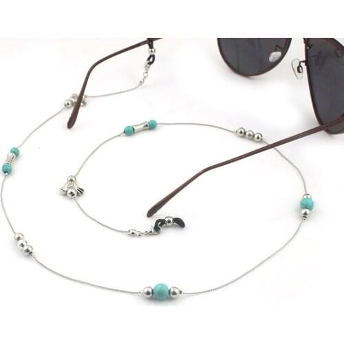 Women Exquisite Birds Vintage Beaded Eyeglass Eyewears Sunglasses Reading Glasses Chain Cord Holder neck strap Rope