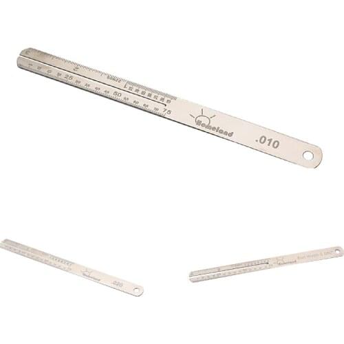 0.1 Inch Thinkness Guitar Fretboard Protector Measuring Ruler Fret Guitar Set