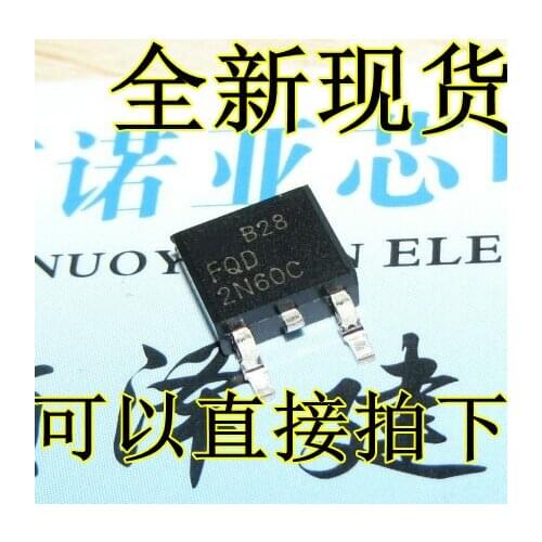 10pcs/lot 2N60C 2N60FQD2N60 FQD2N60C TO-252