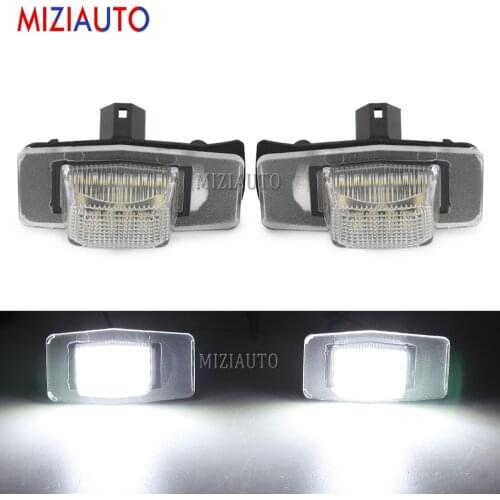 2 Pcs LED License Plate Number Lamp For Mazda Miata MX-5 Protege MK2 MPV For Ford Escape 01-07 Mercury Mariner Signal Lights