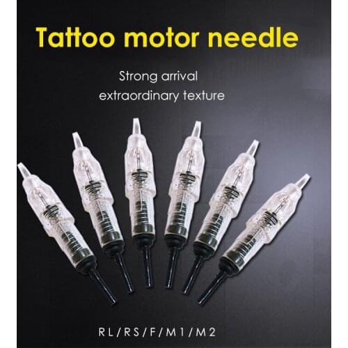 20pcs/lot Curved Machine needle RL/RM/F professional tattoo needles microblading permanent makeup needles motor needle kits