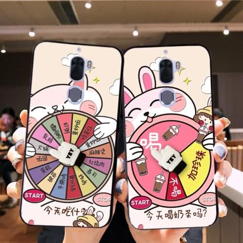 Side Printed Roulette Case For Coolpad LeEco Cool 1 Cool1 Cute Cat Full Shell Back Cover For LeEco Cool 1