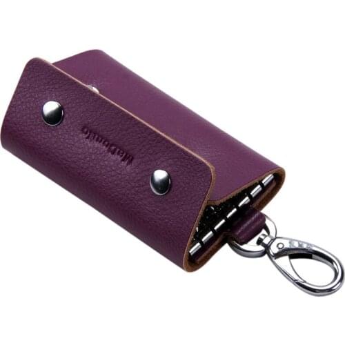 2019 Explosion retro Genuine Leather Key Wallets Women wallets Hasp Keychain Key Case Bag Men ladies Housekeeper Keys Organizer