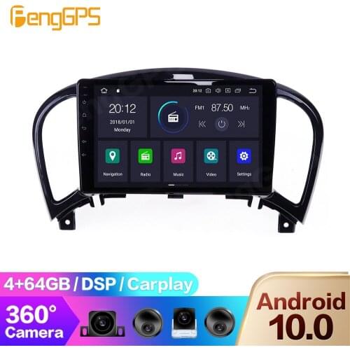 DVD Player for Infiniti ESQ/Nissan Juke 2011-2018 Android 10.0 Multimedia Car Stereo Radio GPS Navigation Touchscreen Headunit