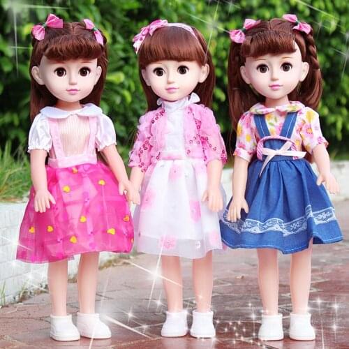 43cm New speaking doll girl princess child baby toy dress up simulation birthday gift toys about reborn baby bonecas