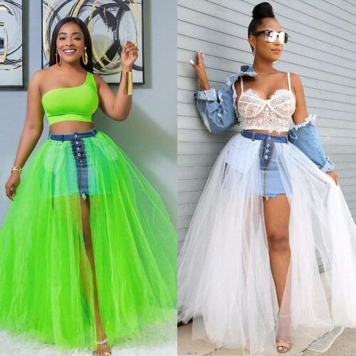 Mithory King Denim Skirts For Women