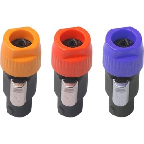 NL4FX Ohm Head Speaker Cable Amplifier Connector, Male Plug Audio Wire