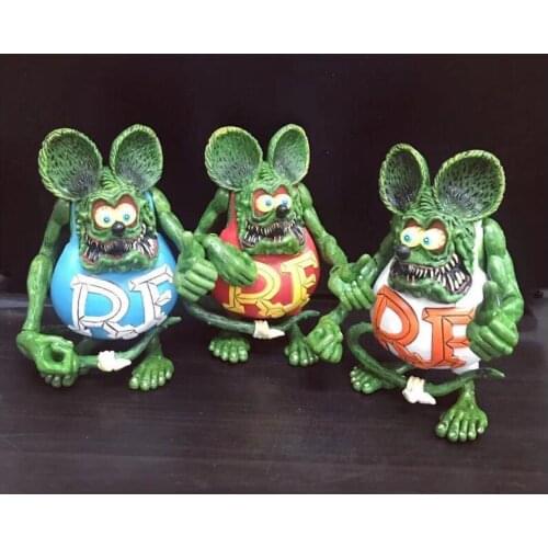 New Arrvial Rat Fink Figure RatFink PVC Action Figure Collectible Model Toy Christmas Birthday Gift