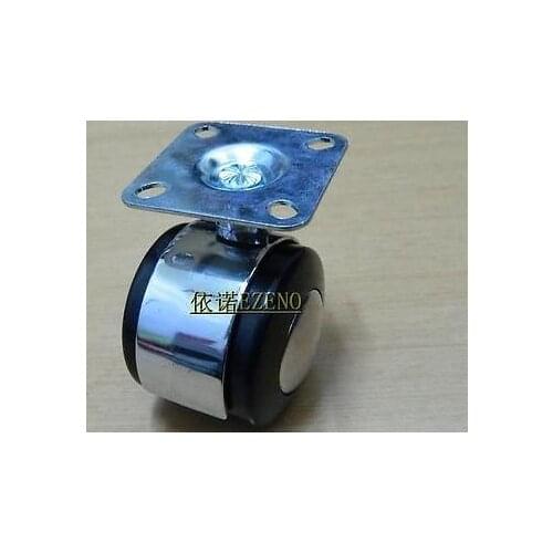 4x 1.97" Zinc Alloy Swivel Plate Casters Wheel Bearing for office chair sofa bed