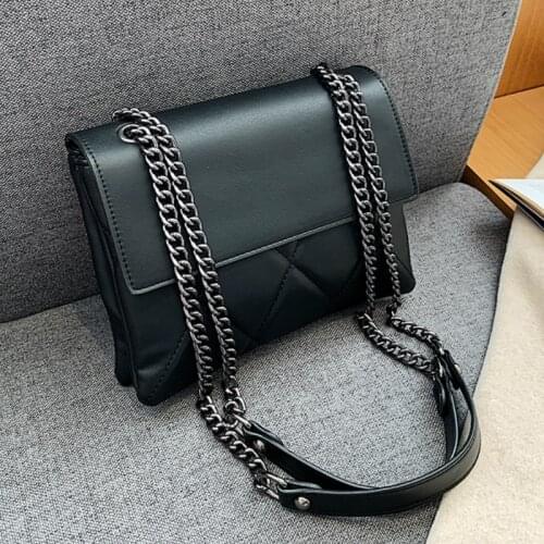 Vintage Crossbody bag 2020 New High quality pu leather Womens Designer Handbag Large capacity Chain Shoulder Messenger Bag