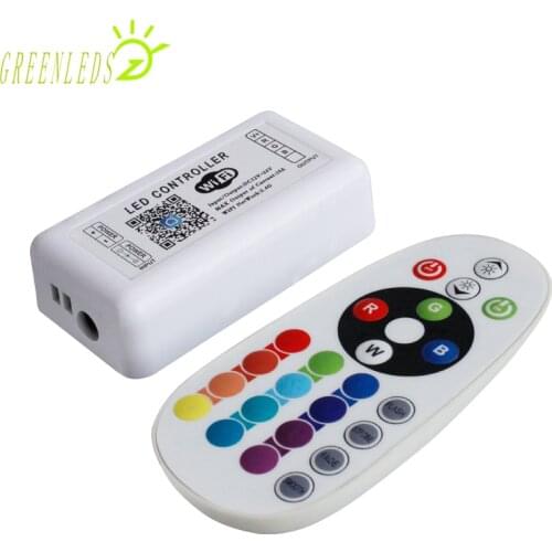 LED RGB RF Wireless 24 Keys WIFI Music Controller JM-WIFI-RF-RGB01 DC12-24V 10A WIFI Controller