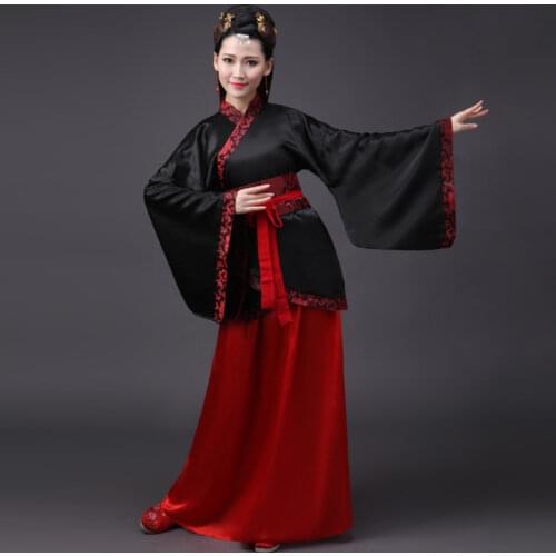 Chinese national ancient costume hanfu girls traditional women clothes dress hanfu pattern folk dance tang dynasty clothing