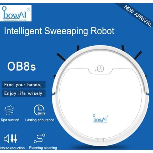 ObowAI Smart Remote Control Robot Vacuum Cleaner 2000Pa 2000mAh App Robotics Cleaner Wireless Vacuum Cleaners Low Noise For Home