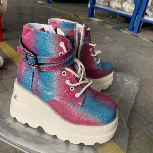 Женские ботильоны на танкетке Vedui China At AliExpress