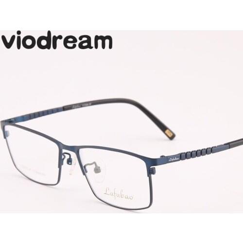 Viodream 100% Pure Titanium Super Light Business Full Glasses Frame Myopia Prescription Eyewear Eyeglasses Frames Oculos De Grau
