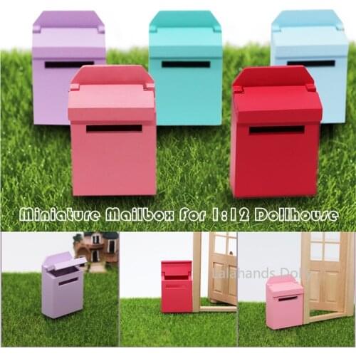 1:12Dollhouse Mini Wooden Flip Box Scene Model for Dollhouse Furniture Decoration Accessories