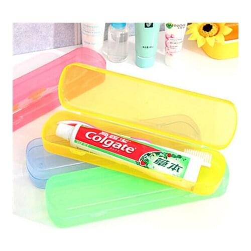 1pcs Colorful Portable Travel Toothbrush Boxes Storage Box 5N1124