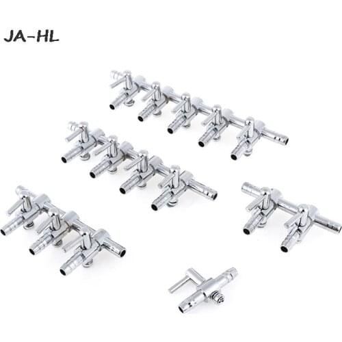 1PCS Air Lever Pump Aquarium Tank Oxygen Air Flow Splitter Tube Pipe Control Valve