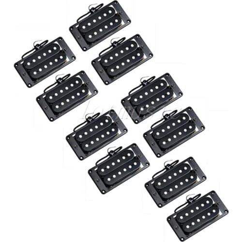 10Pcs Quality Humbucker Double Coil Guitar Pickup Set Black Guitar Parts New