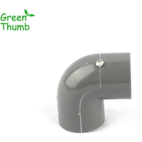 4pcs Inner Diameter 20mm 90 Degree Equal Elbow Connector Garden Irrigation Hose Plastic PVC Connectors