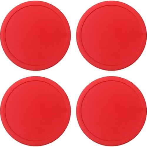 4Pcs Air Hockey Pucks Replacements Table Game Hockey Pucks Smooth Table Hockey Accessories Replacements Set