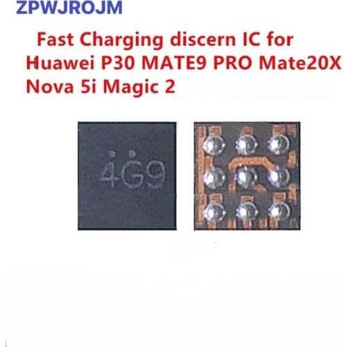 5-10pcs/lot Mark 4G 4G9 4GB/8/K 9pin Fast Charging discern IC for Motorola G6 Huawei P30 MATE9 PRO Mate20X Nova 5i Magic 2