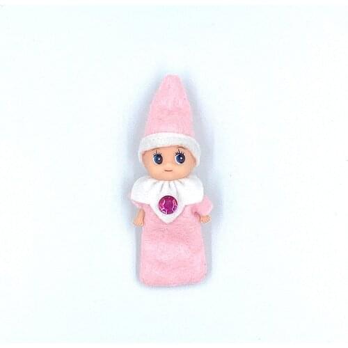 50PCS 8 Colors Selects Christmas Elf Doll Gift Toys Baby Elf Doll Mini Elf Xmas Decoration Doll Kids Toys